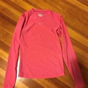Pink M Under Armour Long Sleeve Top